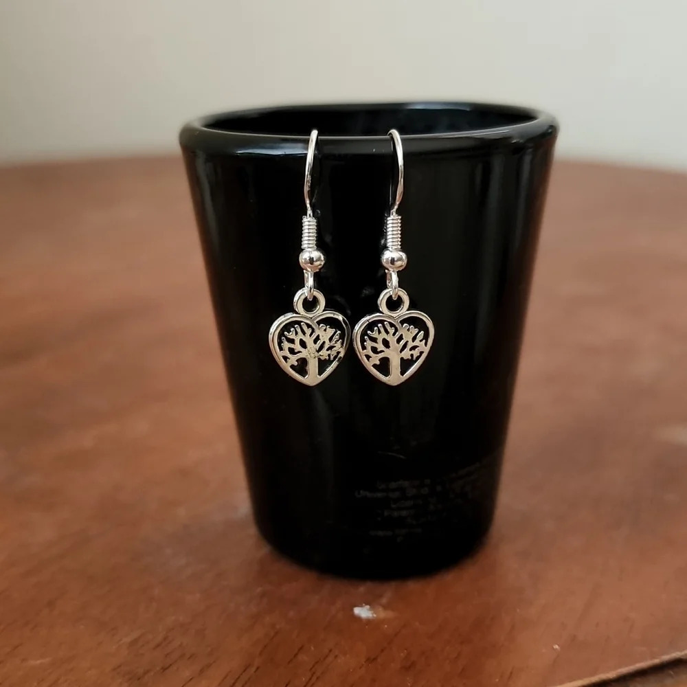 Heart Tree Earrings